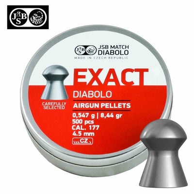 JSB Diabolo Exact Kal. 4,51mm, 500er, 0,547 g, Rundkopf