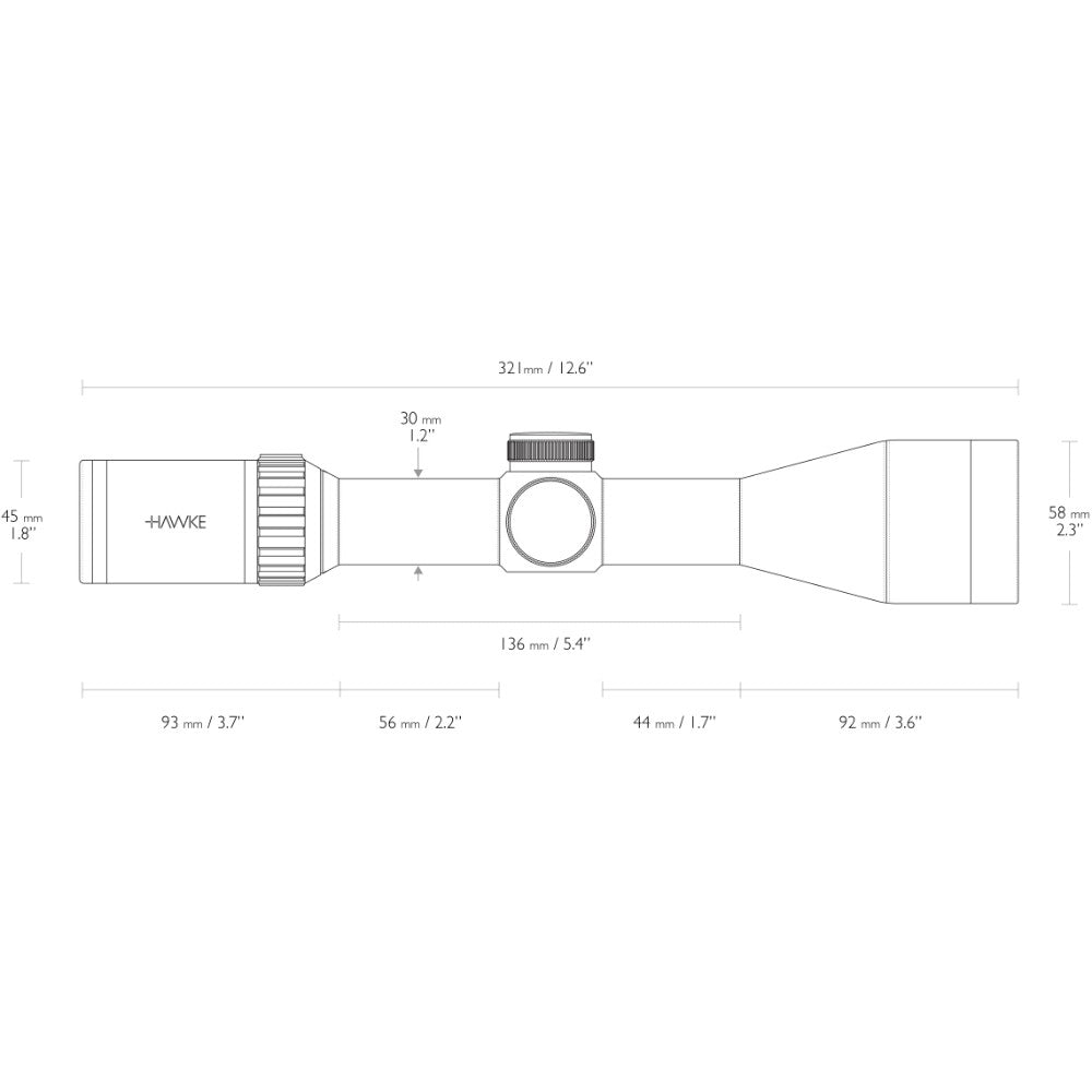 Hawke Vantage 30 WA 2,5-10x50 / L4A Fiber Dot