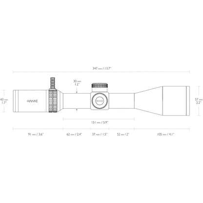 Hawke Vantage HD 30 4-16x50 / .223/.308 Marksman