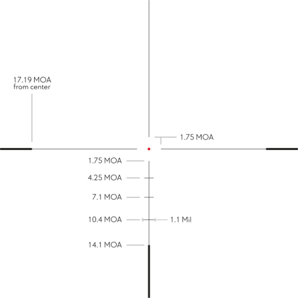 Hawke Vantage HD 30 6-24x50 / LR2 Dot