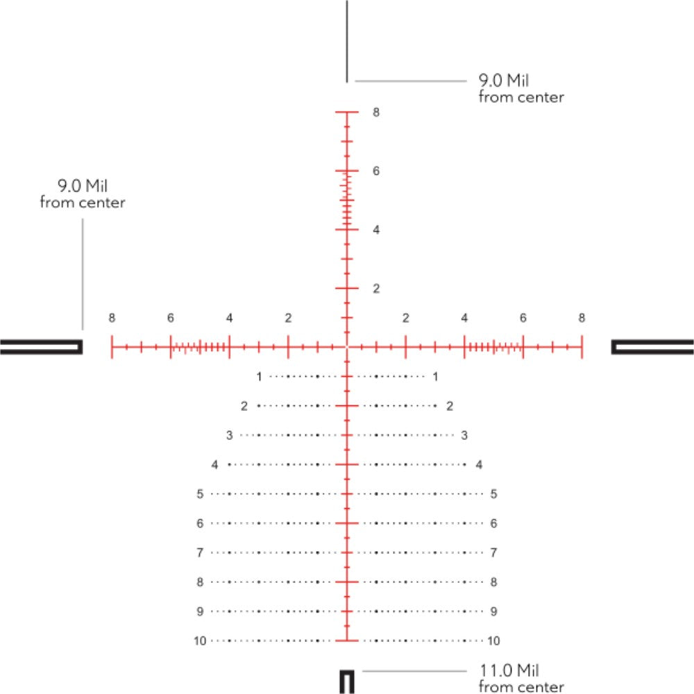 Hawke Vantage HD 34 FFP 3-15x44 / MIL PRO II