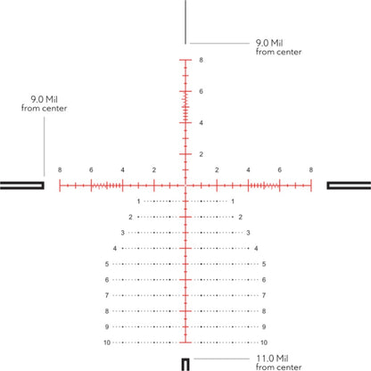 Hawke Vantage HD 34 FFP 3-15x44 / MIL PRO II