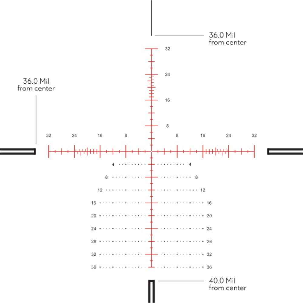 Hawke Vantage HD 34 FFP 5-25x56 / MOA PRO II