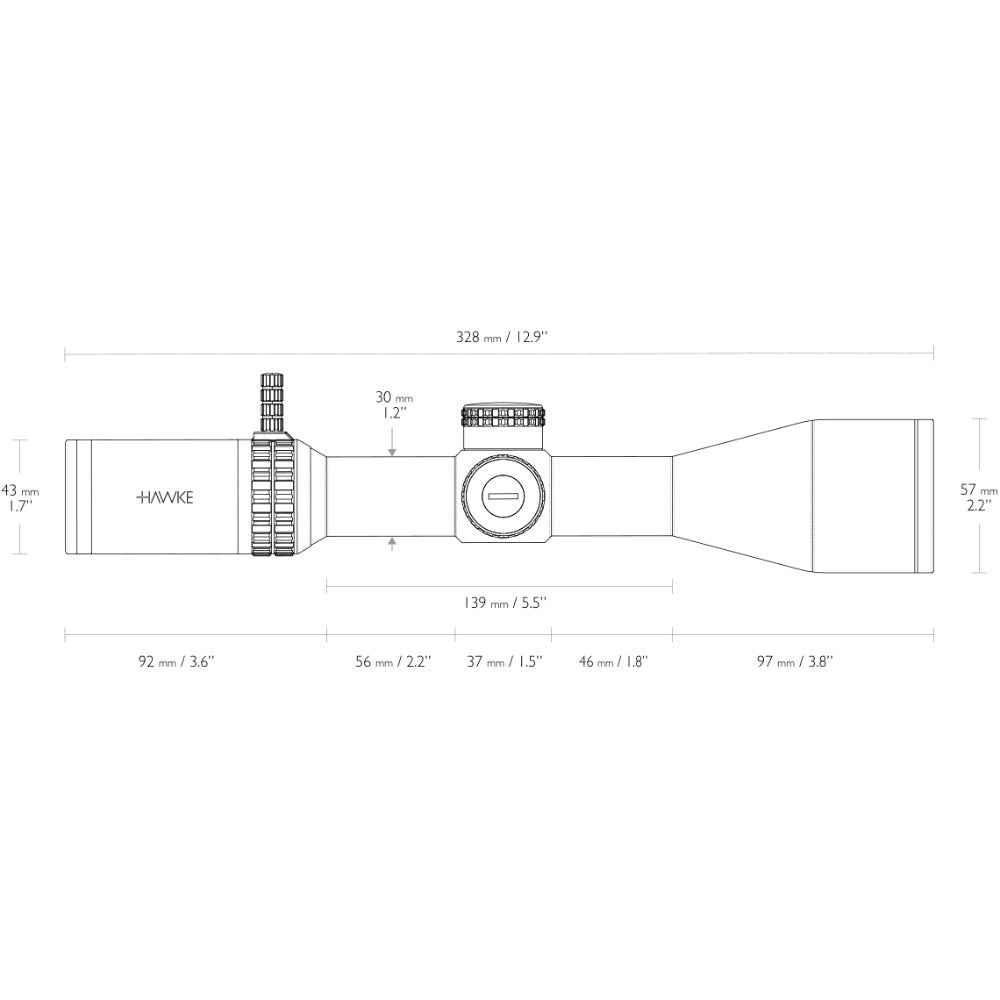 Hawke Vantage HD 30 2,5-10x50 / L4A Dot