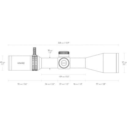 Hawke Vantage HD 30 2,5-10x50 / L4A Dot