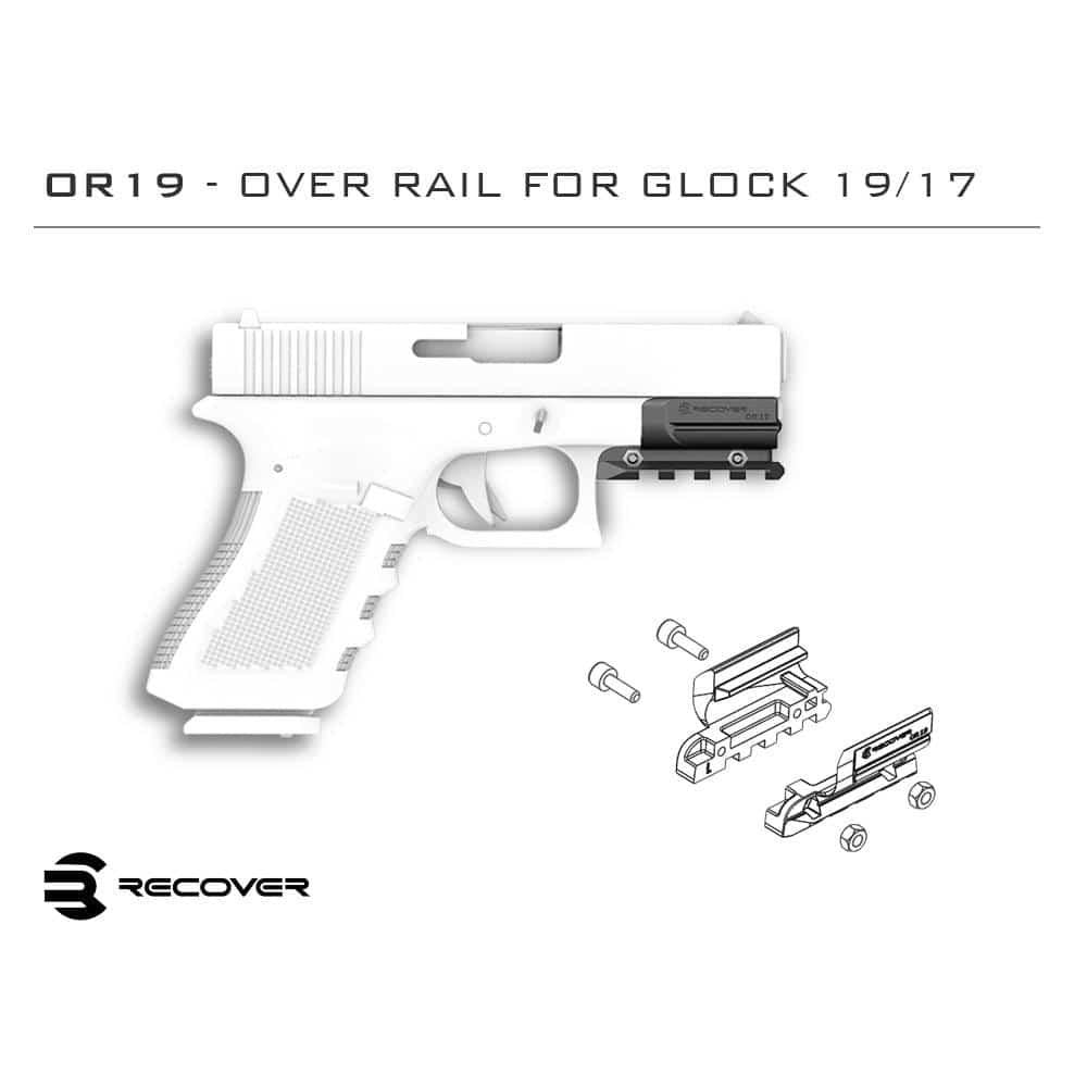 Recover GR43 Picatinny Schiene / Glock 43,43X und 48