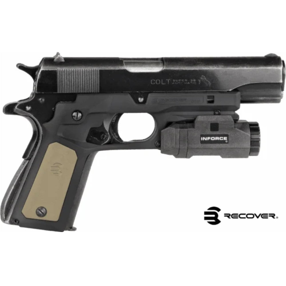 Recover Colt 1911 Grip & Rail System / CC3P / black-tan