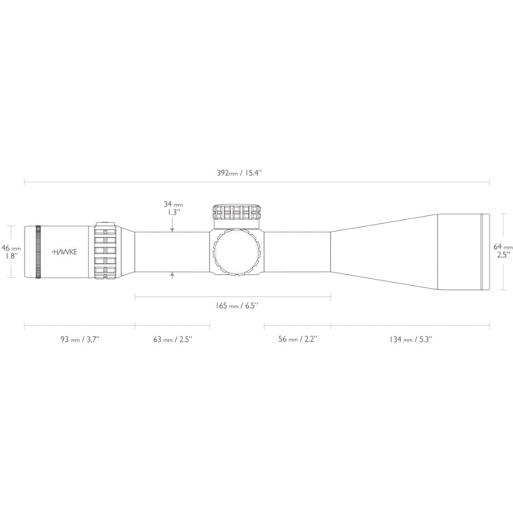 Hawke Frontier 34 FFP 5-30x56 / MOA Pro Ext Absehen