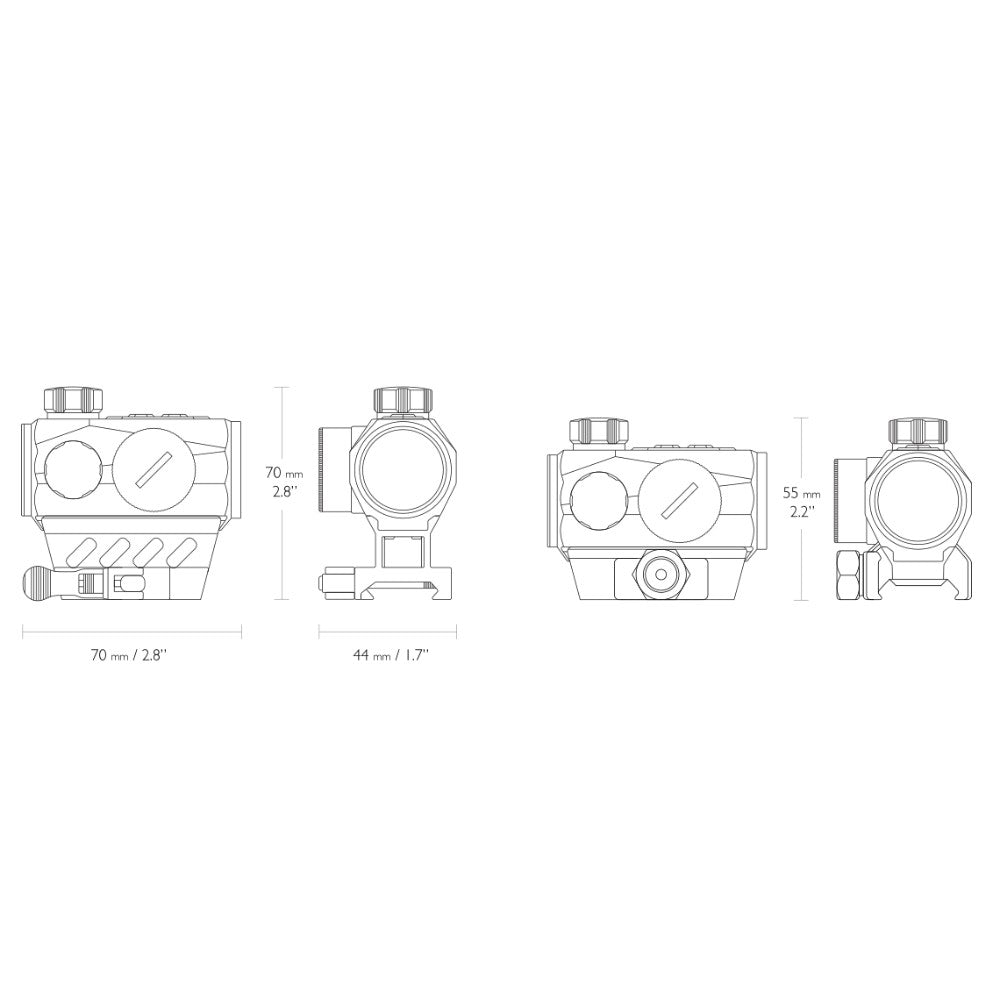 Hawke Endurance Red Dot 1x25 für Weaver/ Picatinny
