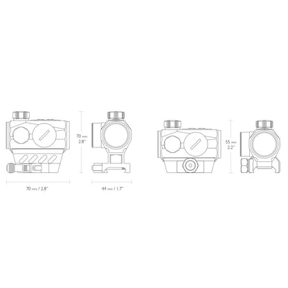 Hawke Endurance Red Dot 1x25 für Weaver/ Picatinny