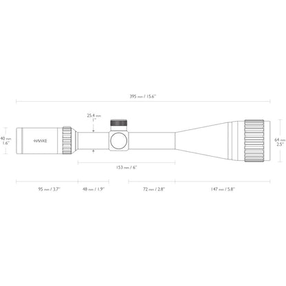 Hawke Vantage IR 6-24x50 / AO Mil Dot IR Absehen