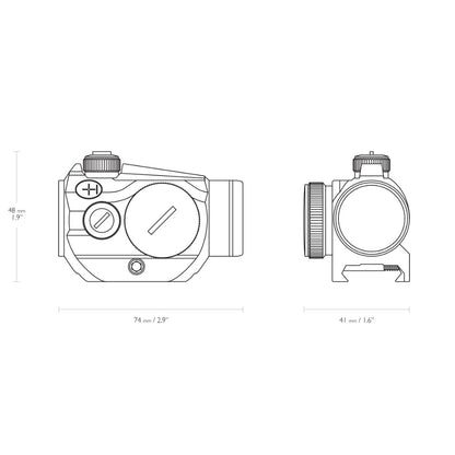 Hawke Vantage Red Dot 1x20 für Weaver/ Picatinny
