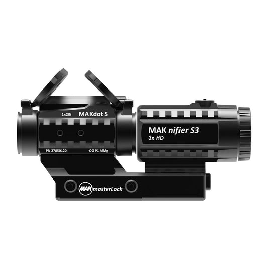 MAKcomboSystem (MAKdot S1x20i + MAKnifer S3 auf MAKmasterLock)