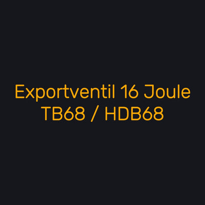Exportventil 16 Joule TB68 / HDB68