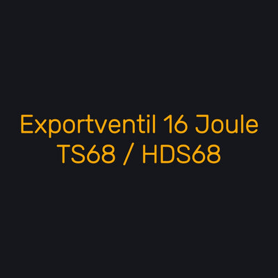 Exportventil 16 Joule für T4E TS68 / HDS68