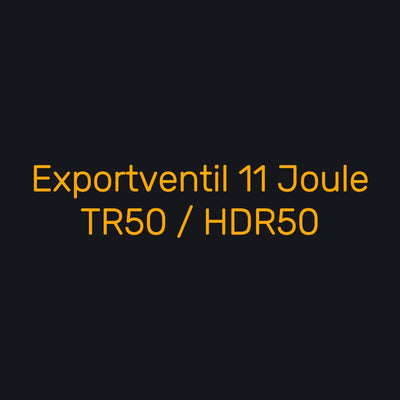 Exportventil 11 Joule für TR50 / HDR50