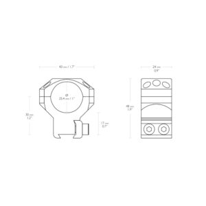 hawke-tactical-ring-mounts-2piece-9-11mm-high-blackeagle-outdoors-24102