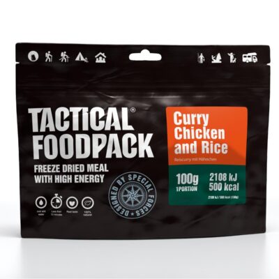 tactical-foodpack-reiscurry mit hähnchen-curry chicken and rice-blackeagle-outdoors